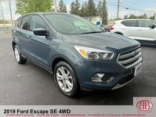 Blue 2019 Ford Escape SE