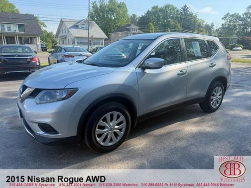 Brilliant Silver 2015 Nissan Rogue S