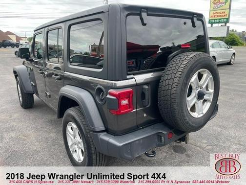 2018 Jeep Wrangler Unlimited Sport