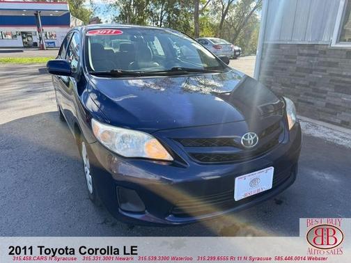 Blue 2011 Toyota Corolla LE