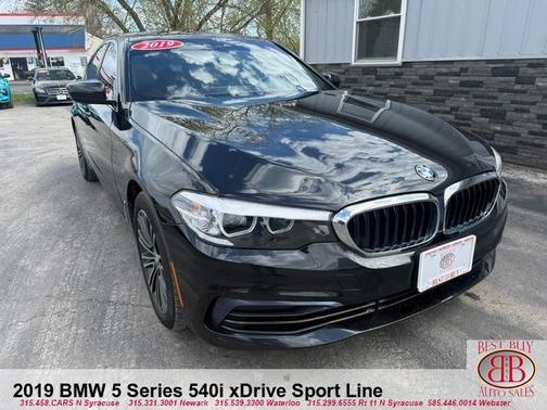 Black 2019 BMW 540 i xDrive