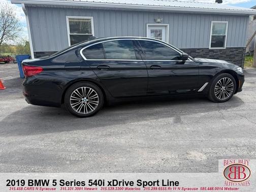 Black 2019 BMW 540 i xDrive