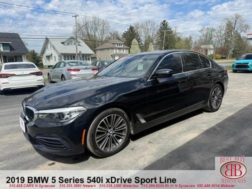 Black 2019 BMW 540 i xDrive