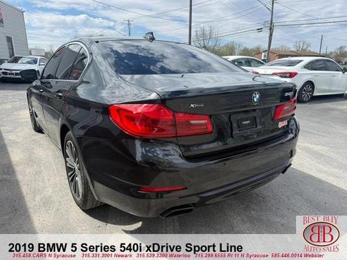 Black 2019 BMW 540 i xDrive