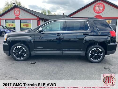 Black 2017 GMC Terrain SLE-2