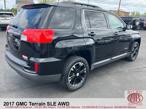 Black 2017 GMC Terrain SLE-2