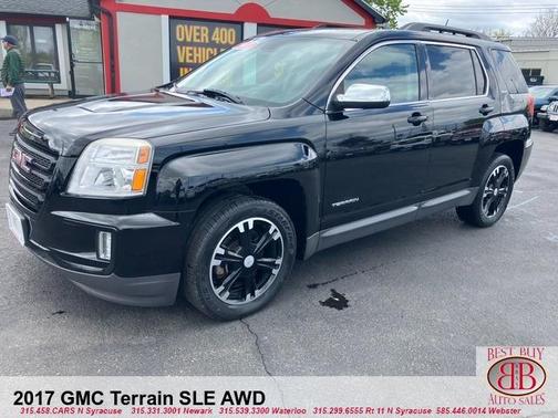 Black 2017 GMC Terrain SLE-2