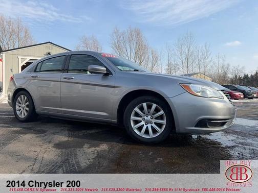 Gray 2014 Chrysler 200 Touring