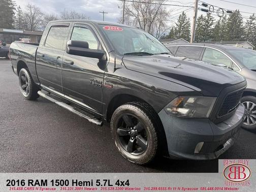 Black 2016 RAM 1500 Tradesman