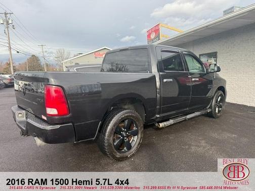 Black 2016 RAM 1500 Tradesman