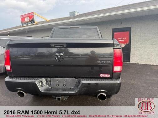 Black 2016 RAM 1500 Tradesman