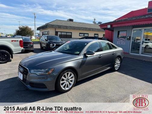 Gray 2015 Audi A6 3.0 TDI Premium Plus