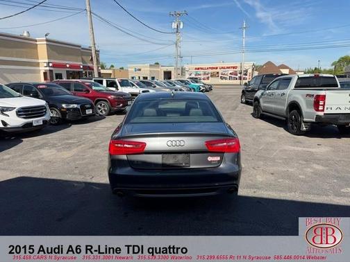 Gray 2015 Audi A6 3.0 TDI Premium Plus