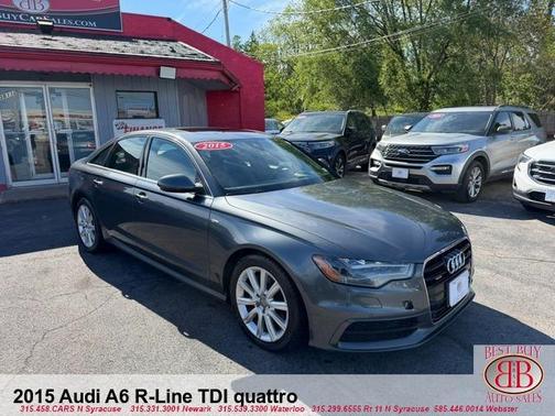 Gray 2015 Audi A6 3.0 TDI Premium Plus