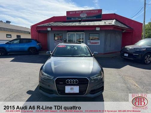Gray 2015 Audi A6 3.0 TDI Premium Plus