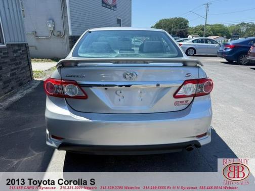 Gray 2013 Toyota Corolla S