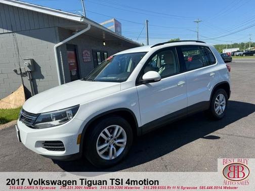 Pure White 2017 Volkswagen Tiguan 2.0T S