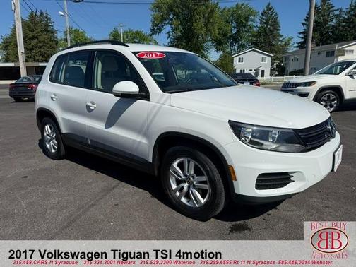 Pure White 2017 Volkswagen Tiguan 2.0T S
