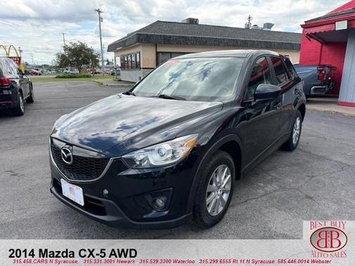 Jet Black Mica 2014 Mazda CX-5 Touring