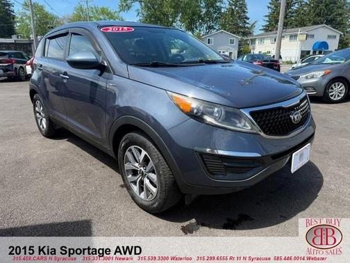 Blue 2015 Kia Sportage LX