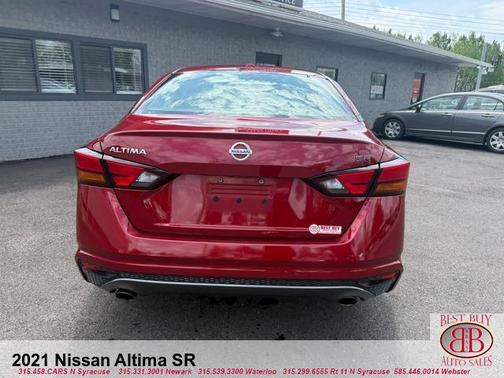 Red 2021 Nissan Altima 2.5 SR