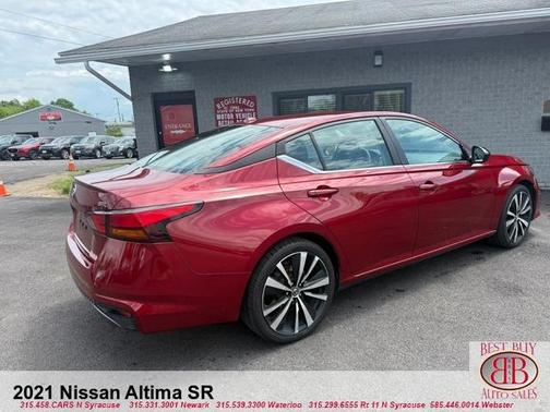 Red 2021 Nissan Altima 2.5 SR