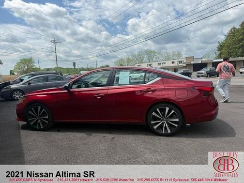 Red 2021 Nissan Altima 2.5 SR