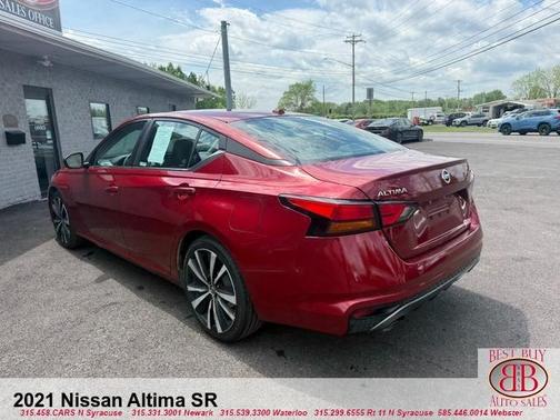 Red 2021 Nissan Altima 2.5 SR