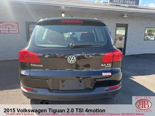 Black 2015 Volkswagen Tiguan 4MOTION Auto S