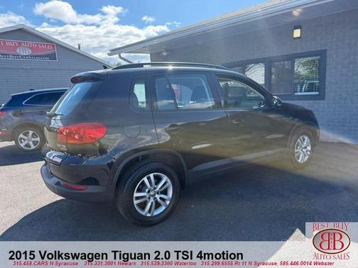 Black 2015 Volkswagen Tiguan 4MOTION Auto S