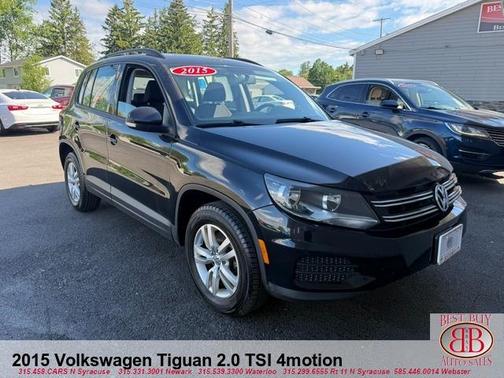 Black 2015 Volkswagen Tiguan 4MOTION Auto S