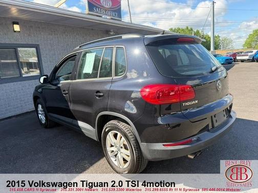 Black 2015 Volkswagen Tiguan 4MOTION Auto S
