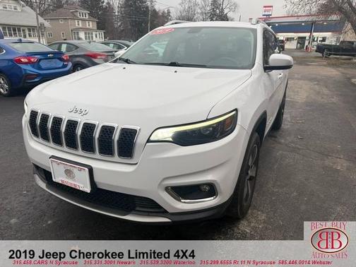 White 2019 Jeep Cherokee Limited