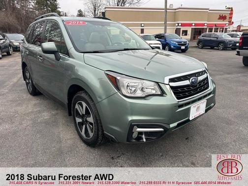 Jasmine Green Metallic 2018 Subaru Forester 2.5i Limited