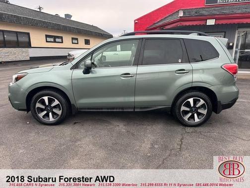 Jasmine Green Metallic 2018 Subaru Forester 2.5i Limited