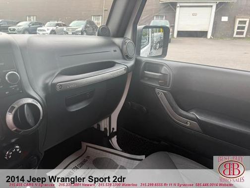 White 2014 Jeep Wrangler Sport
