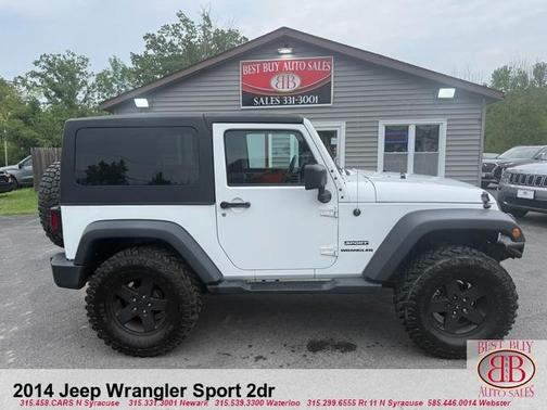 White 2014 Jeep Wrangler Sport