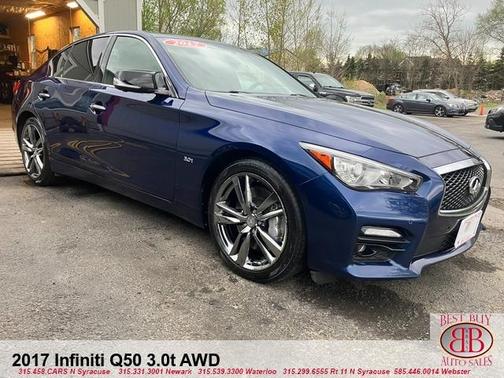 Gray 2017 INFINITI Q50 3.0T Sport