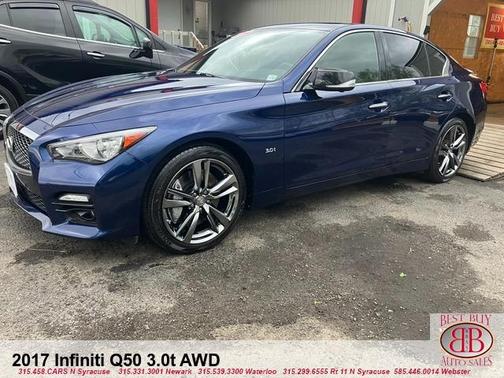 Gray 2017 INFINITI Q50 3.0T Sport