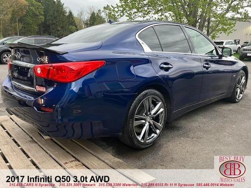 Gray 2017 INFINITI Q50 3.0T Sport