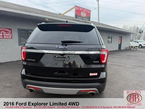 Black 2016 Ford Explorer Limited