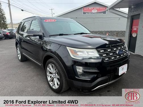 Black 2016 Ford Explorer Limited