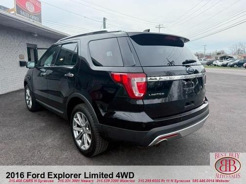 Black 2016 Ford Explorer Limited