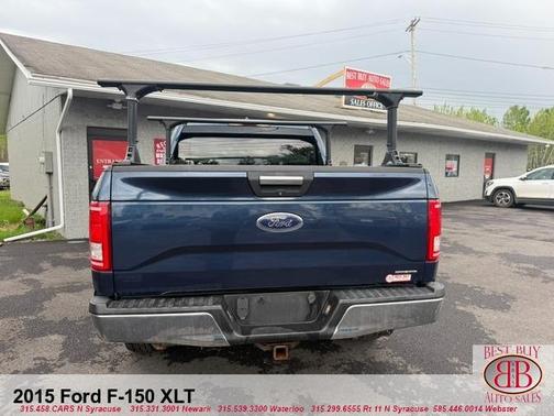 Blue 2015 Ford F-150 XLT