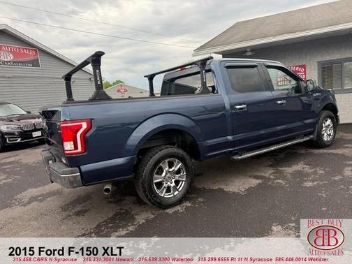 Blue 2015 Ford F-150 XLT