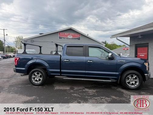 Blue 2015 Ford F-150 XLT