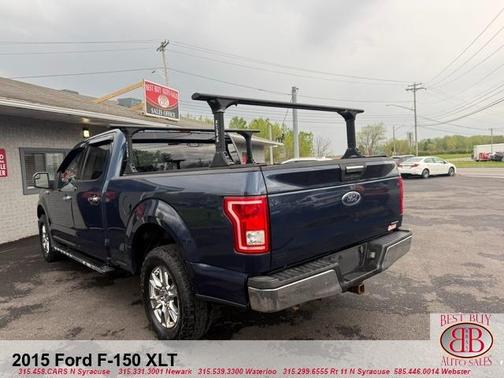 Blue 2015 Ford F-150 XLT