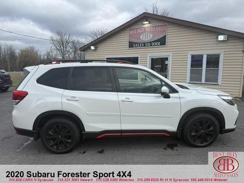 Crystal White Pearl 2020 Subaru Forester Sport