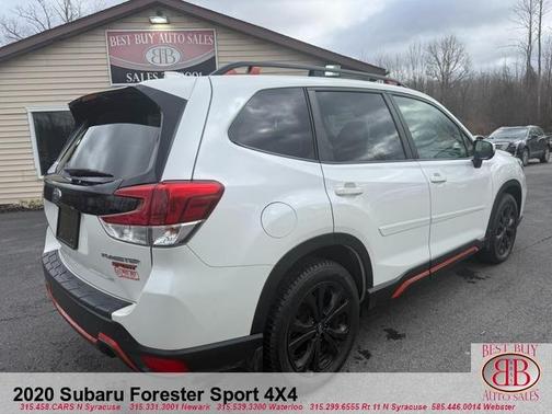 Crystal White Pearl 2020 Subaru Forester Sport