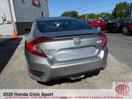 Gray 2020 Honda Civic Sport
